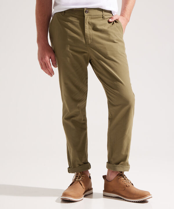 Pantalón Tipo Chino con Bolsillos image number null
