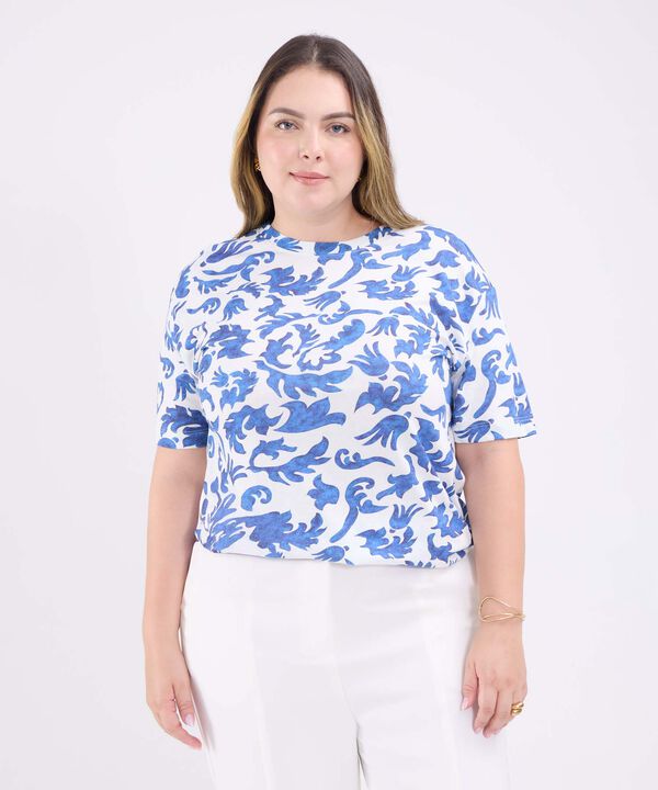 Camiseta Estampado Botánico image number null