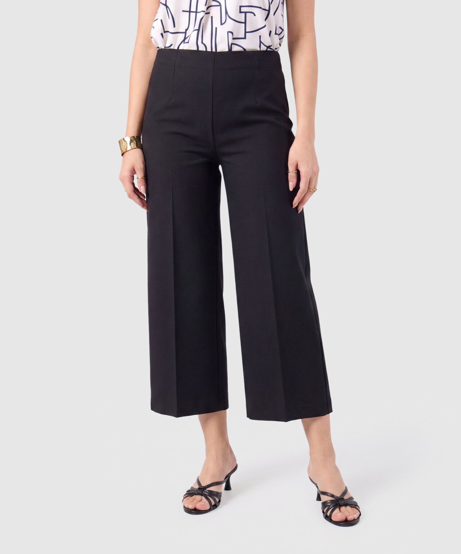 Pantal&oacute;n Culotte De Tiro Alto Mujer