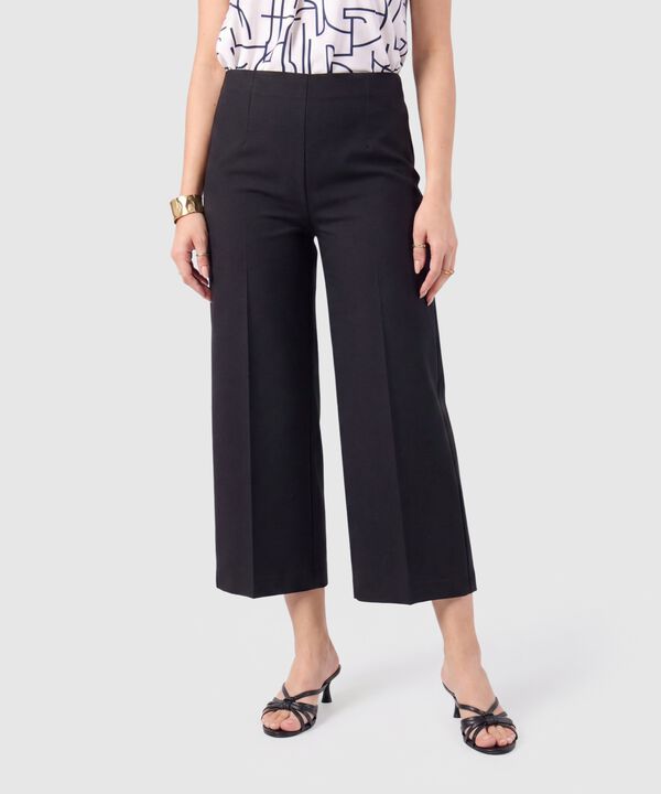 Pantal&oacute;n Culotte De Tiro Alto Mujer image number null