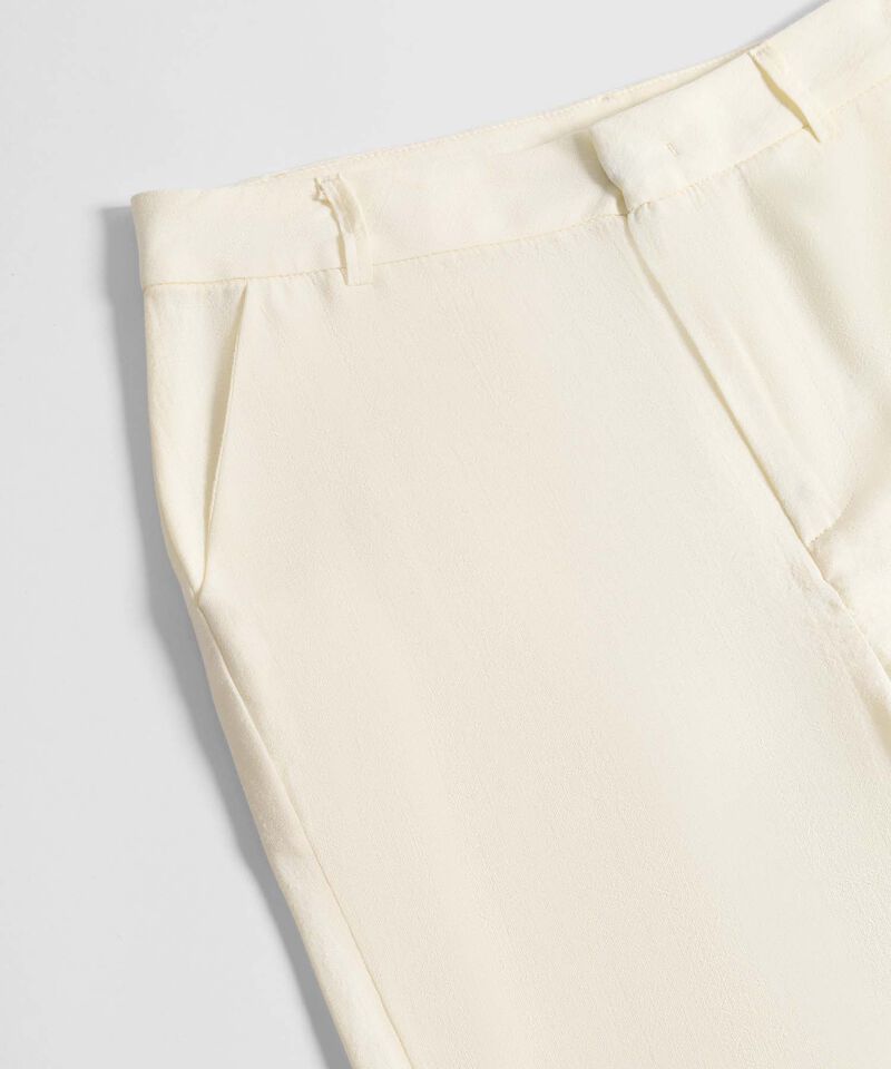Pantal&oacute;n Chino De Tiro Alto Para Mujer