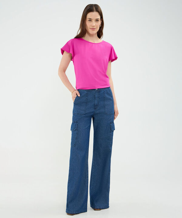 Jeans Fluido Cargo image number null