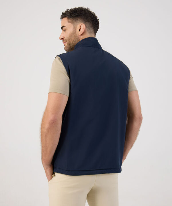 Chaleco Reversible con Cuello Alto para Hombre