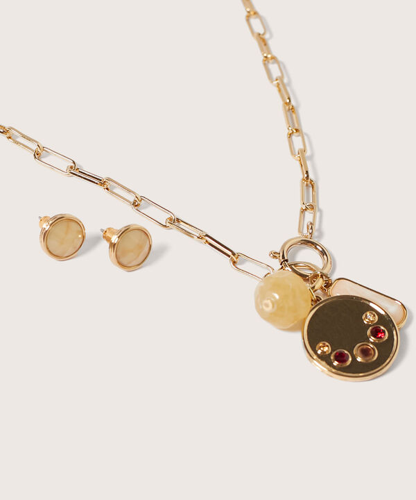 Set De Accesorios, Collar Y Aretes