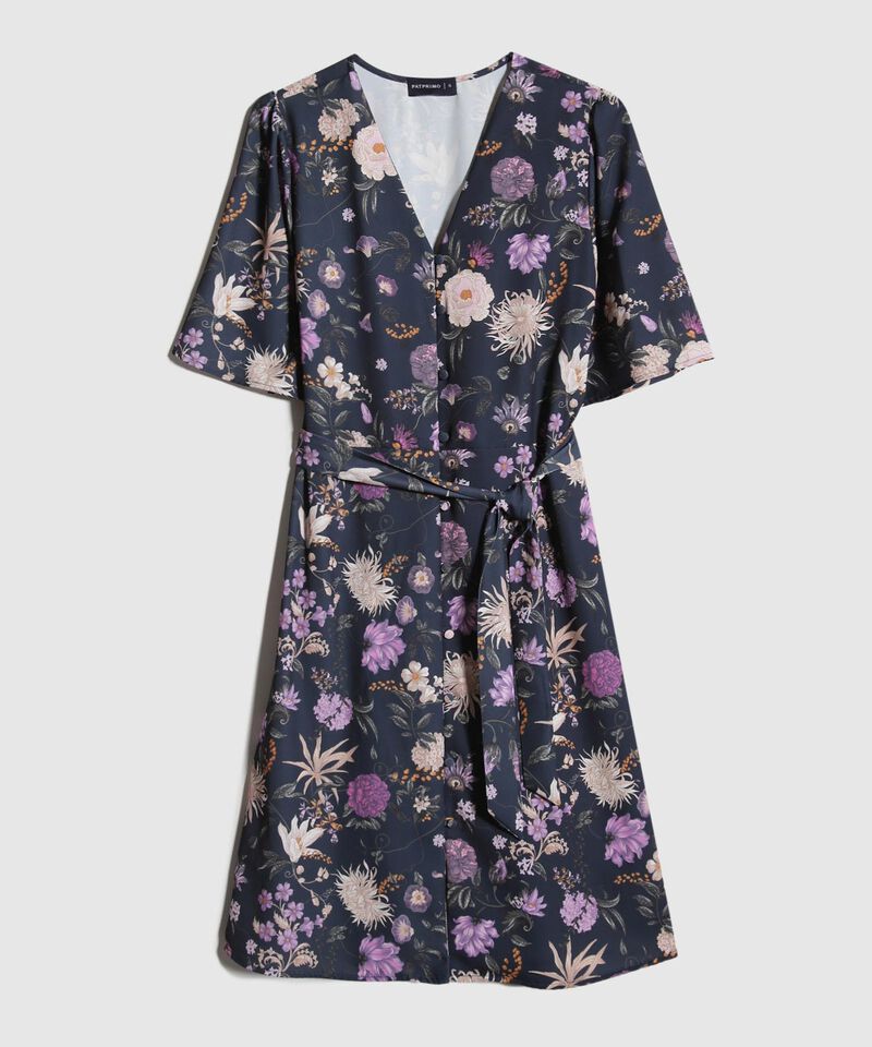 Vestido Estampado Corto