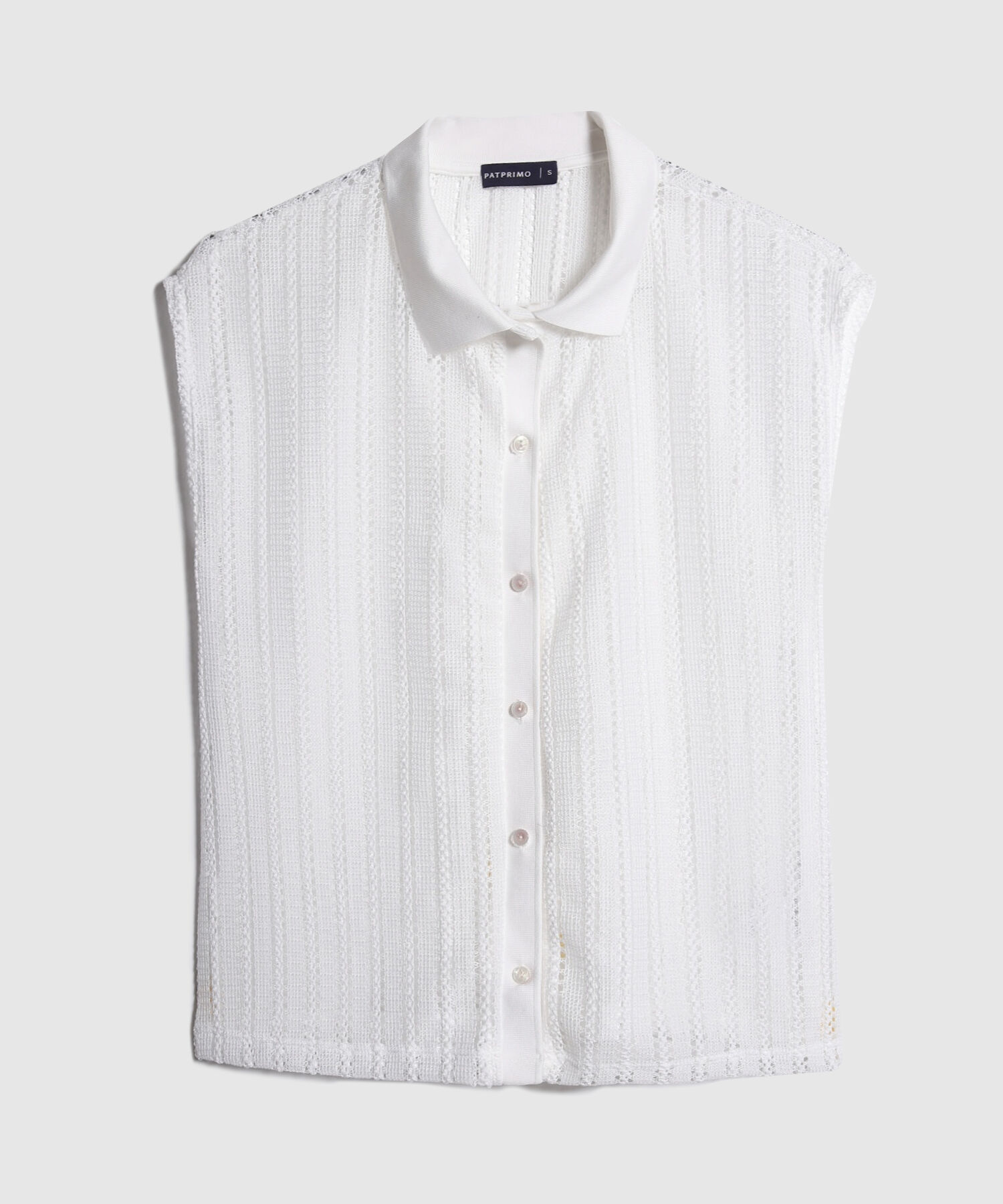 Polo Cuello Tejido Con Top Interno