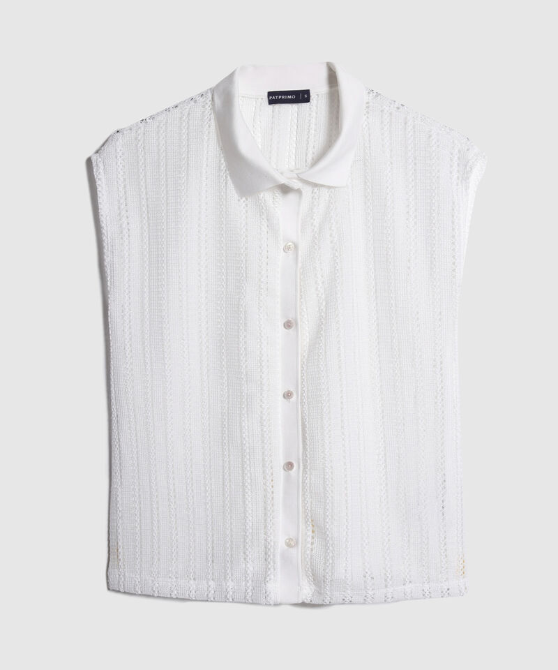 Polo Cuello Tejido Con Top Interno