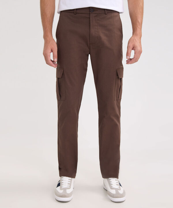 Pantalón Cargo Con Fuelle image number null