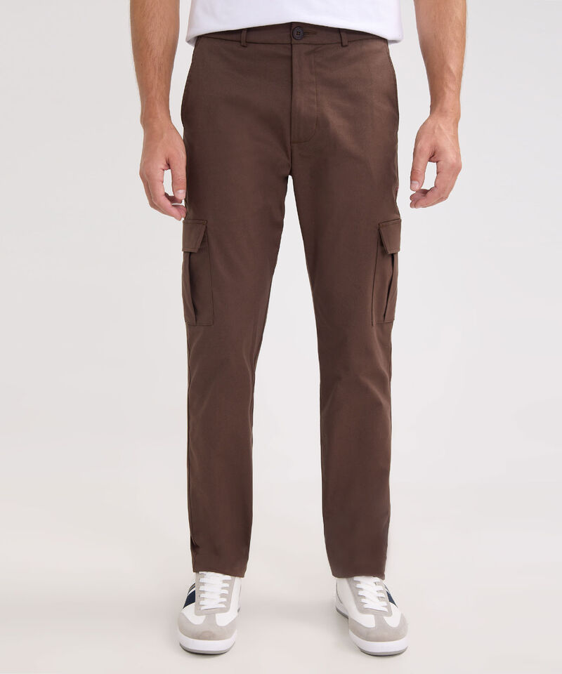 Pantalón Cargo Con Fuelle
