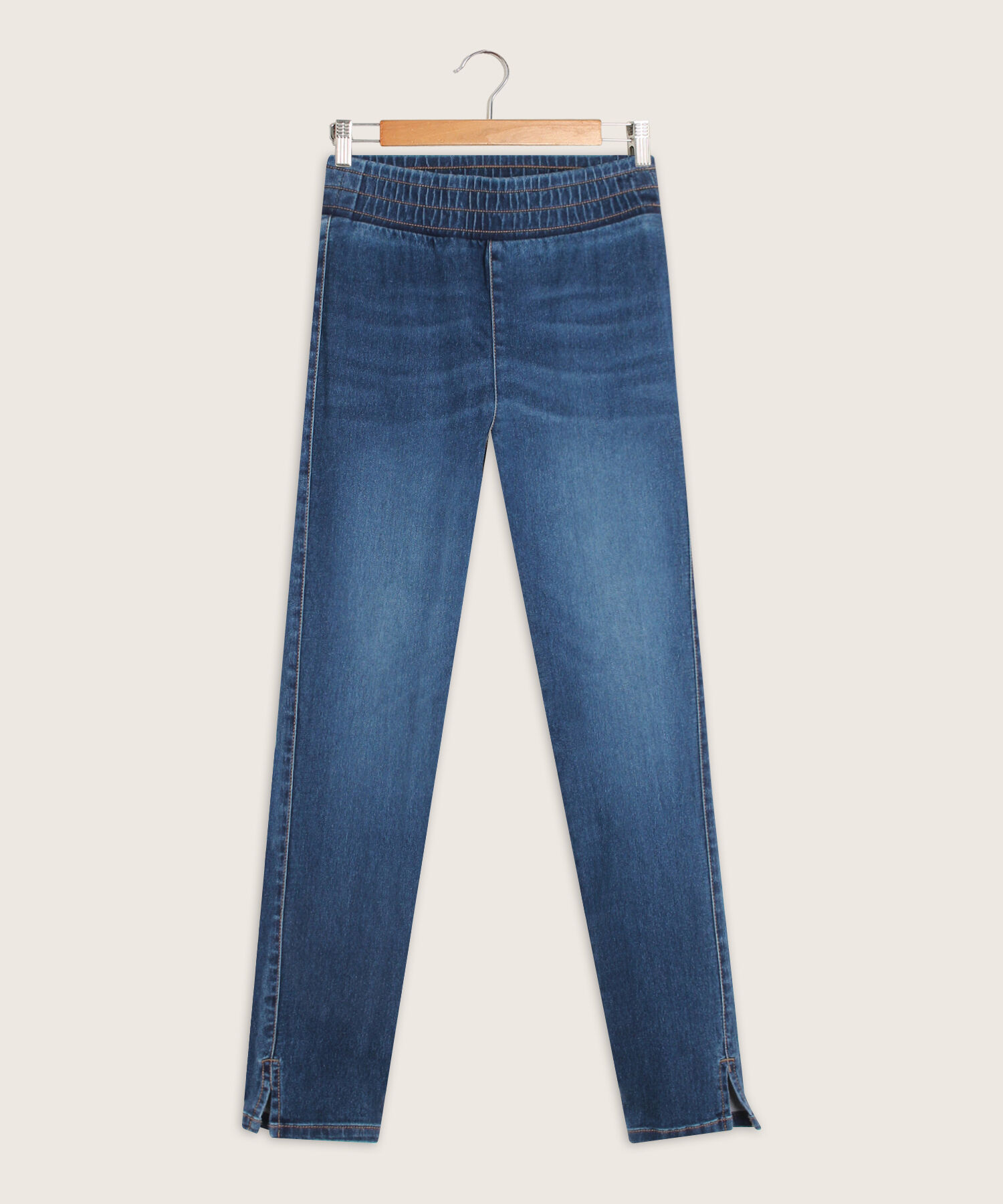 Jegging Tiro Alto Tono Oscuro