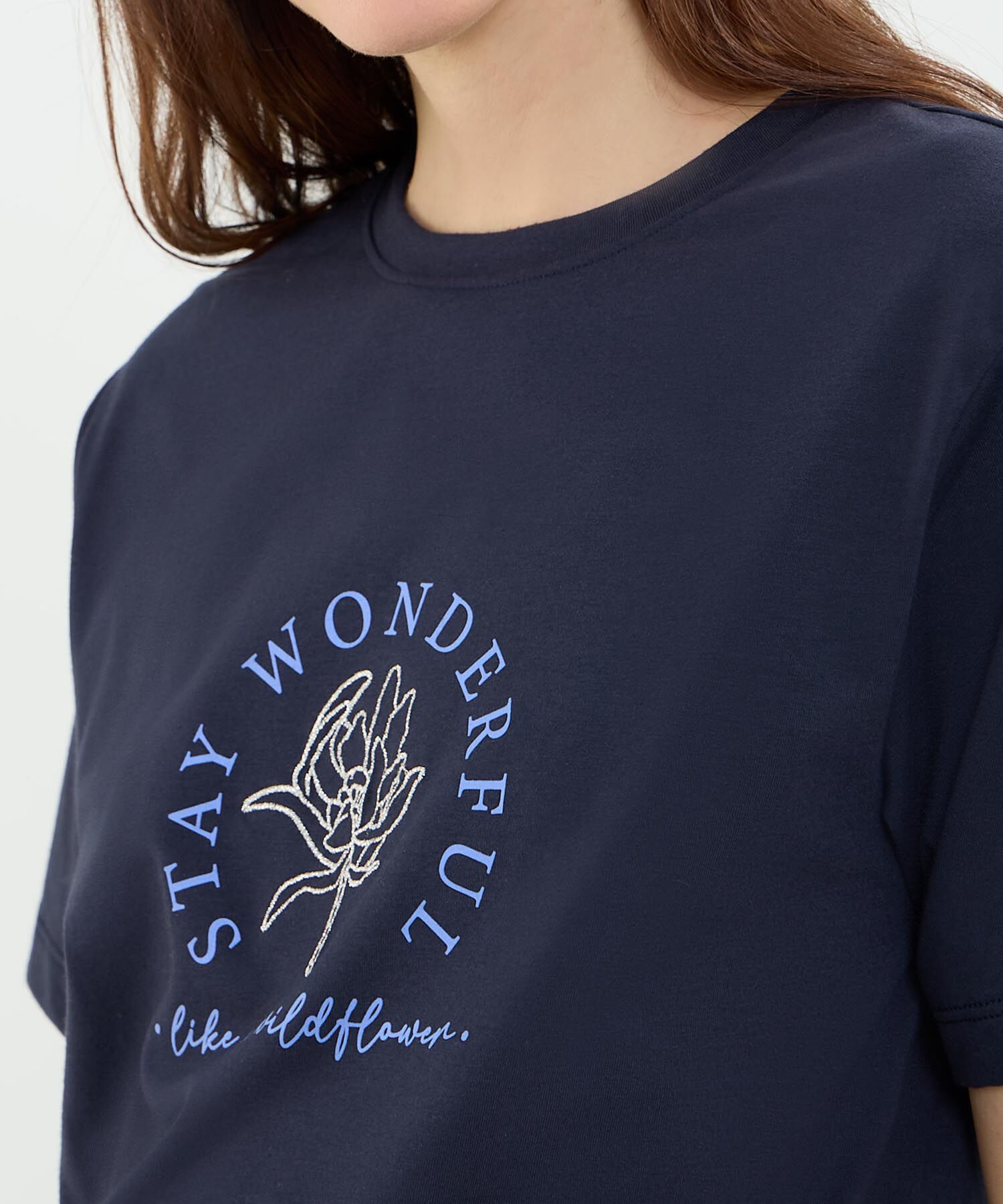 Camiseta Estampado Stay Wonderful