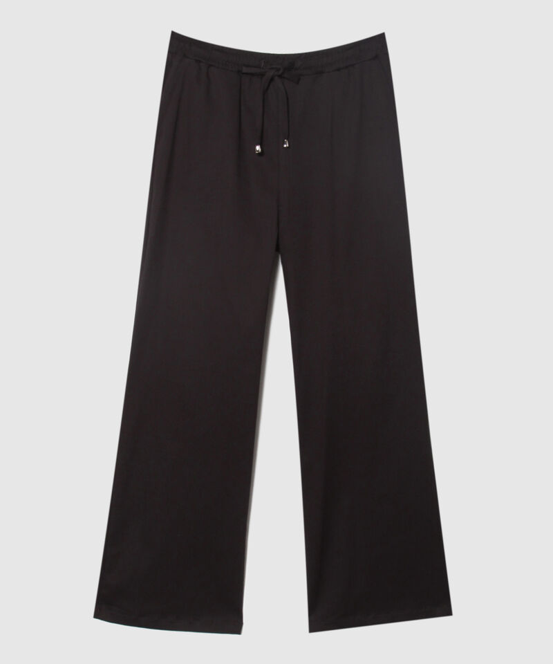 Pantal&oacute;n Fluido con Cord&oacute;n Ajustable Para Mujer