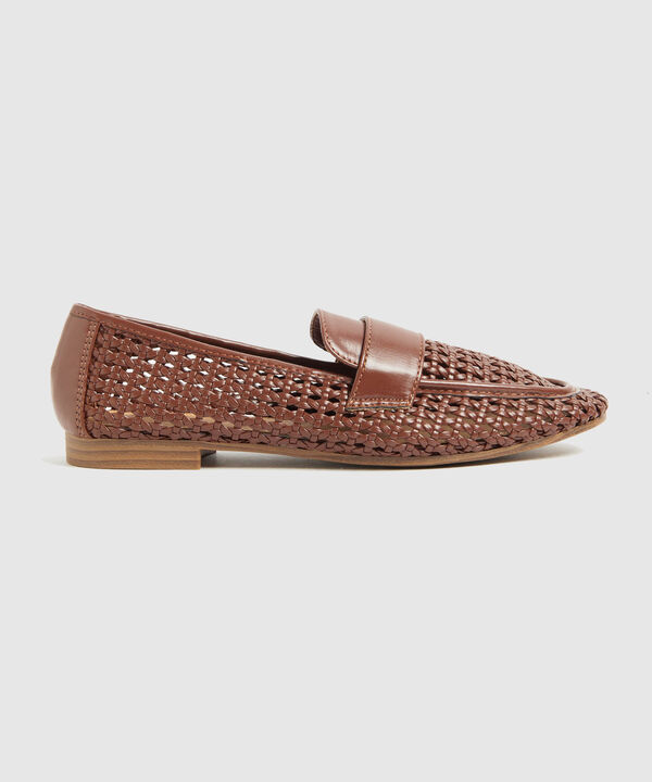 Mocasines Tejidos Texturizados Mujer