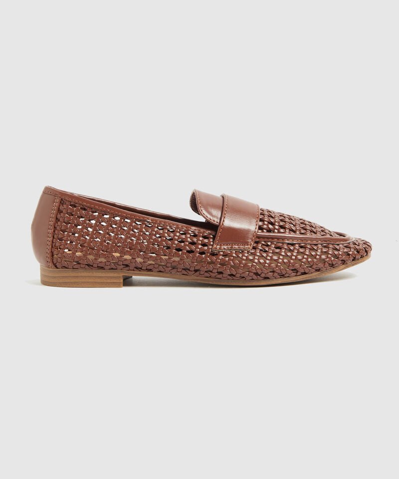 Mocasines Tejidos Texturizados Mujer
