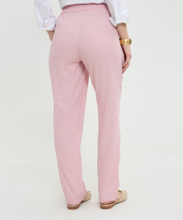 Pantalón en Efecto Lino