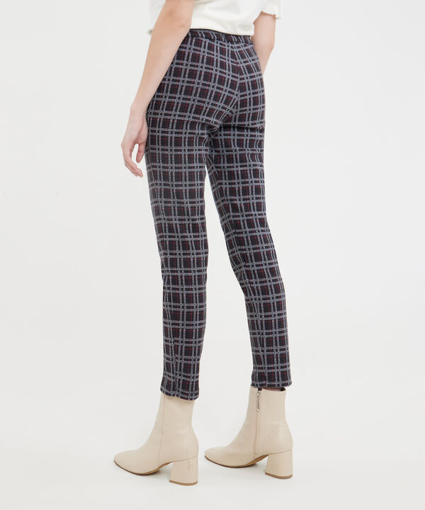 Legging Tiro Alto, Pretina Cruzada Con Broches