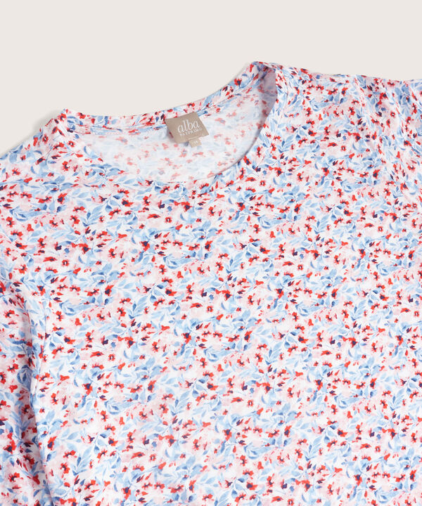 Camiseta Manga Al Codo Estampada
