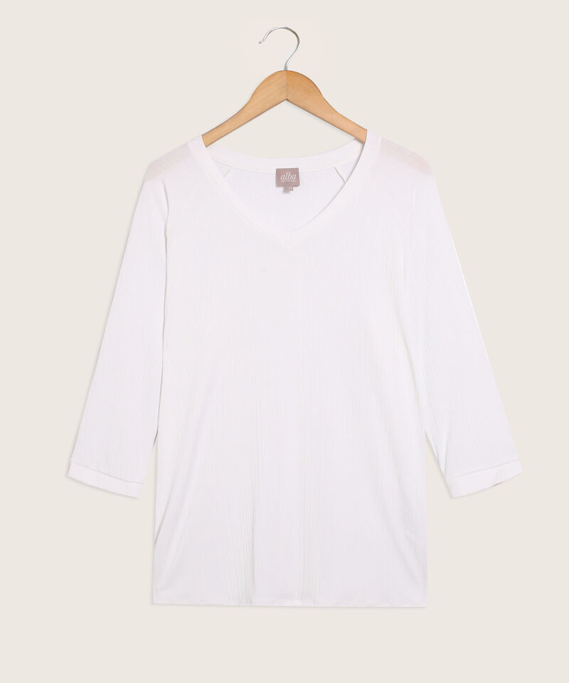 Camiseta Manga 3/4 Solida