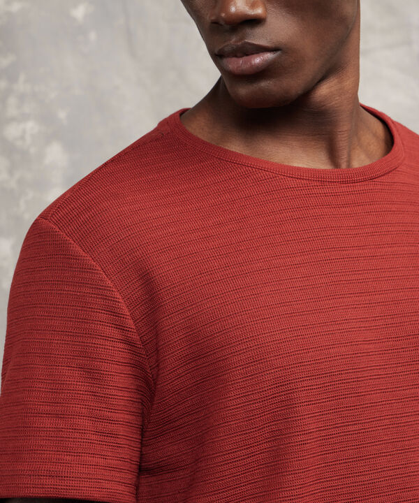 Camiseta Cuello Redondo Tela Textura
