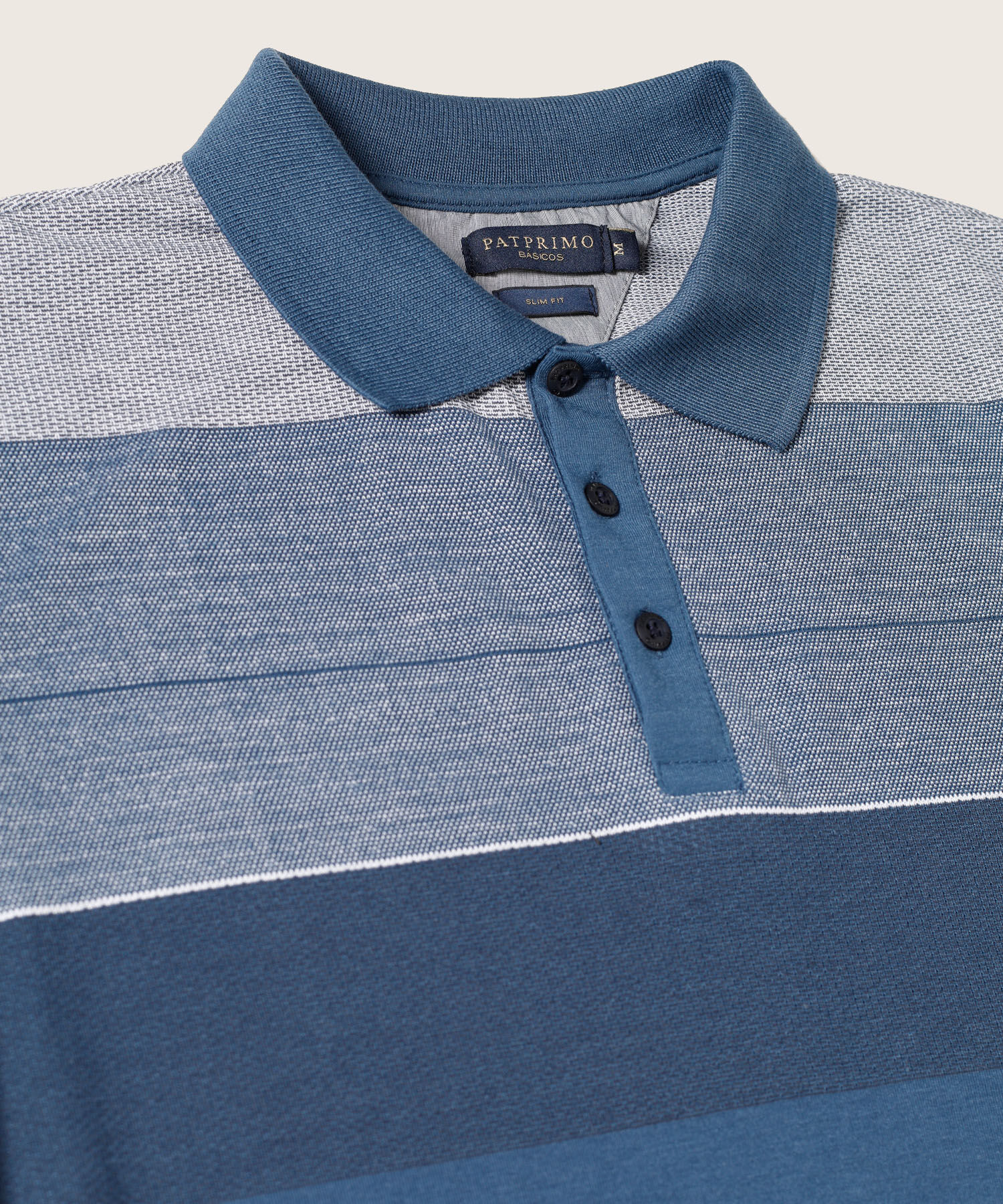 Polo Preteñida Cuello Tejido