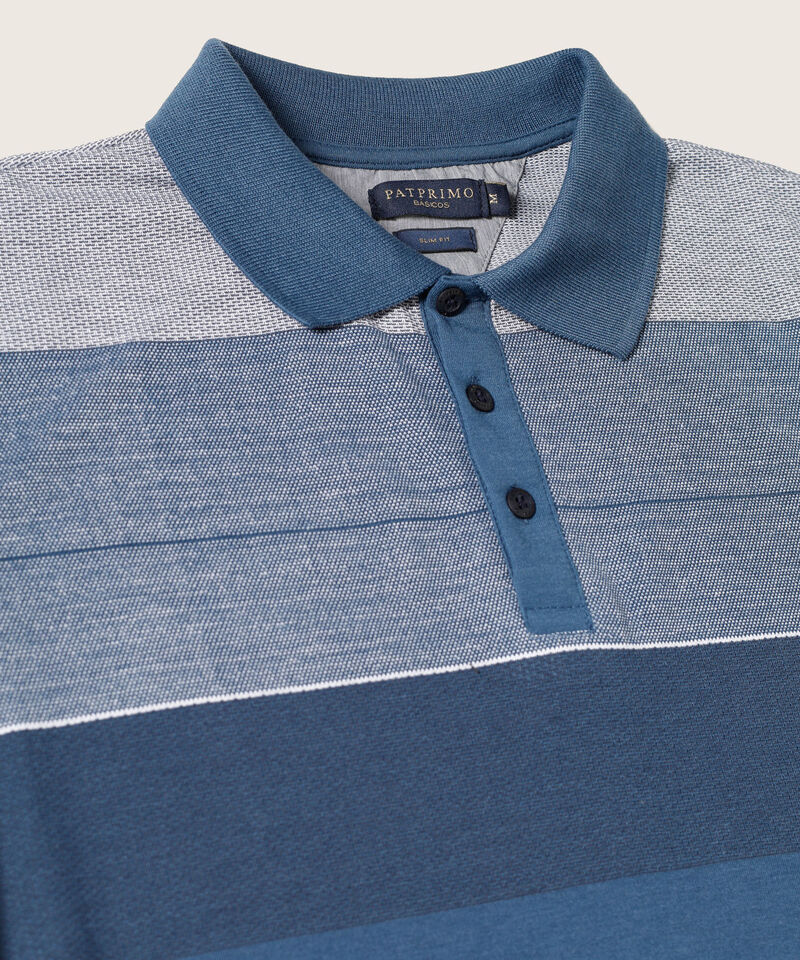 Polo Preteñida Cuello Tejido