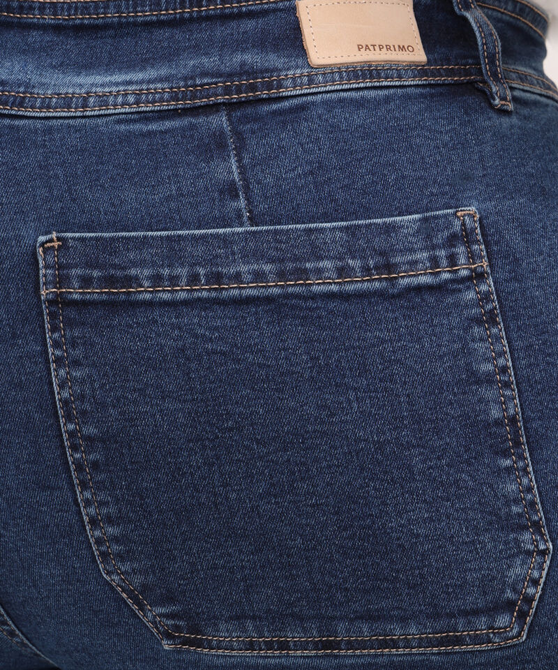 Jean Culotte Tono Azul Medio