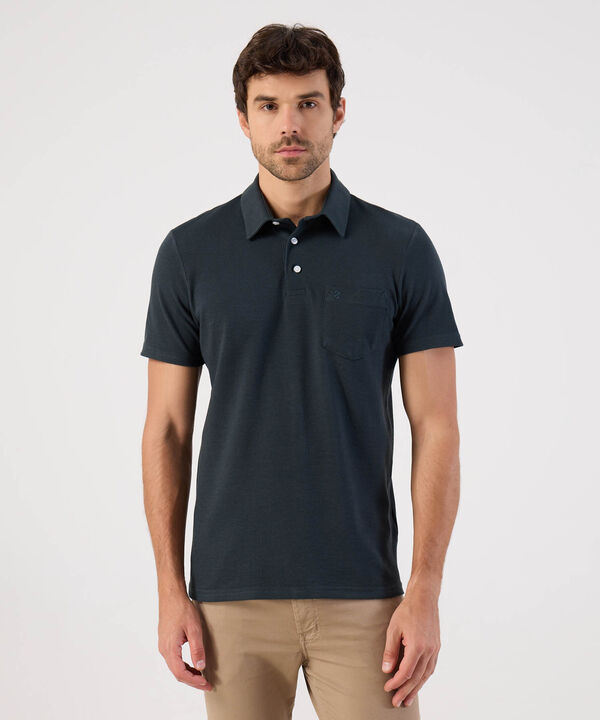 Polo Con Bolsillo Frontal Para Hombre image number null