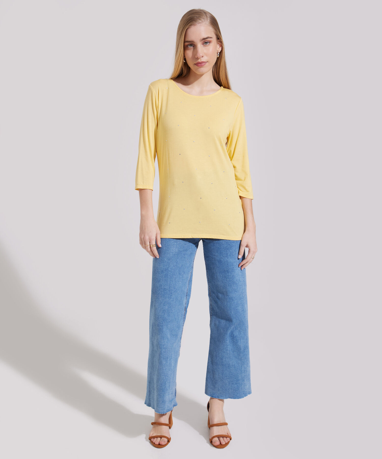 Camiseta con brillos