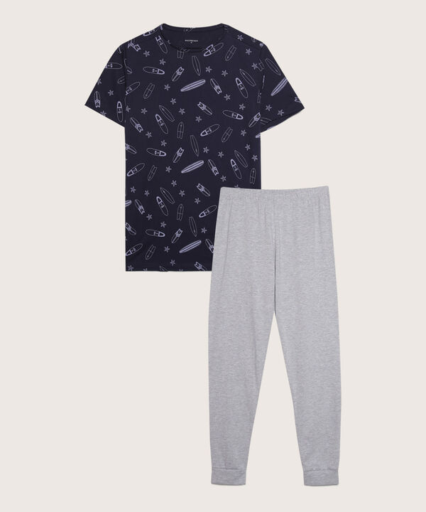 Pijama Camiseta Estampada image number null