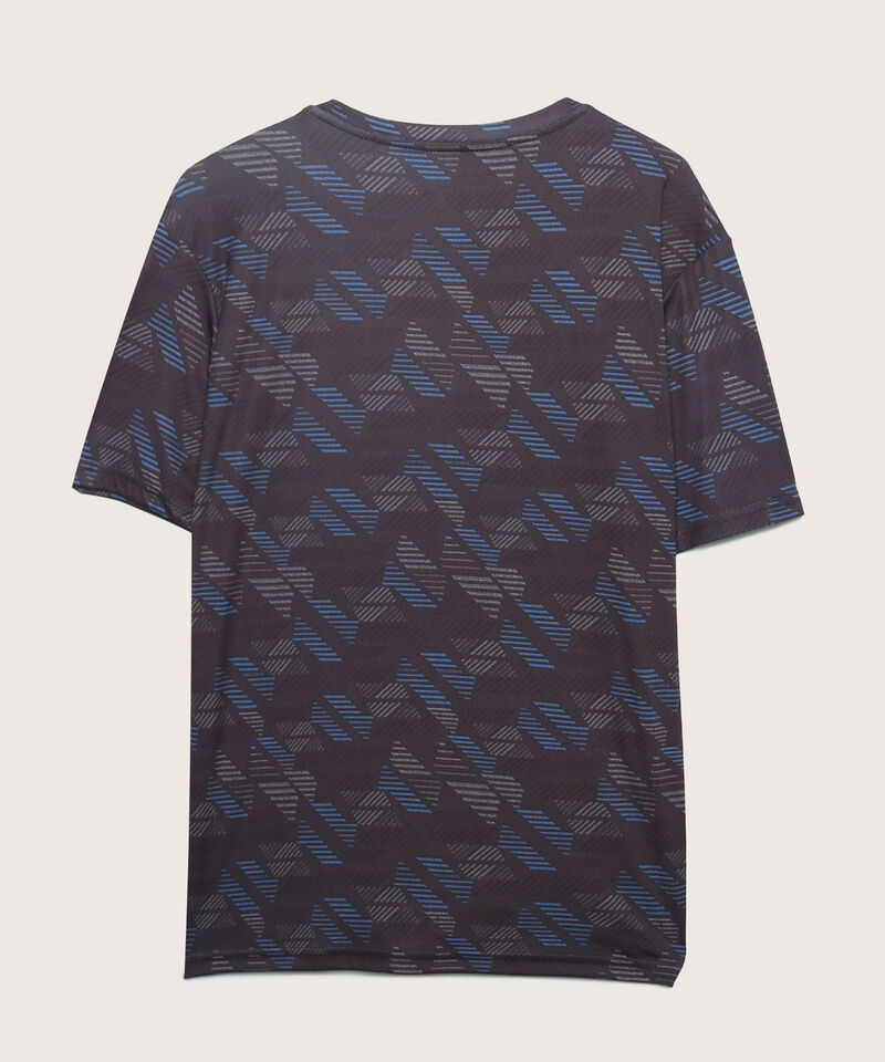 Camiseta Manga Corta, Cuello V Sublimada Con Screen