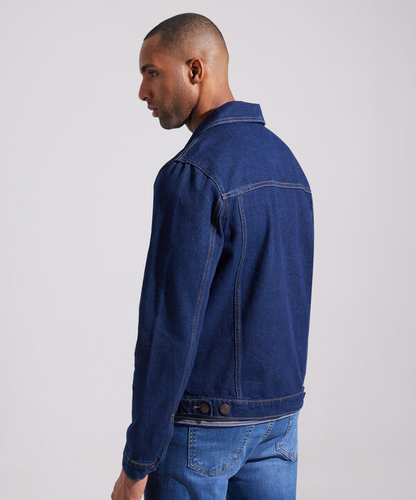 Chaqueta Trucker Azul Oscura