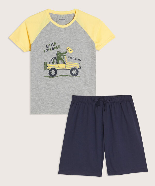 Pijama Niño Camiseta Manga Corta image number null