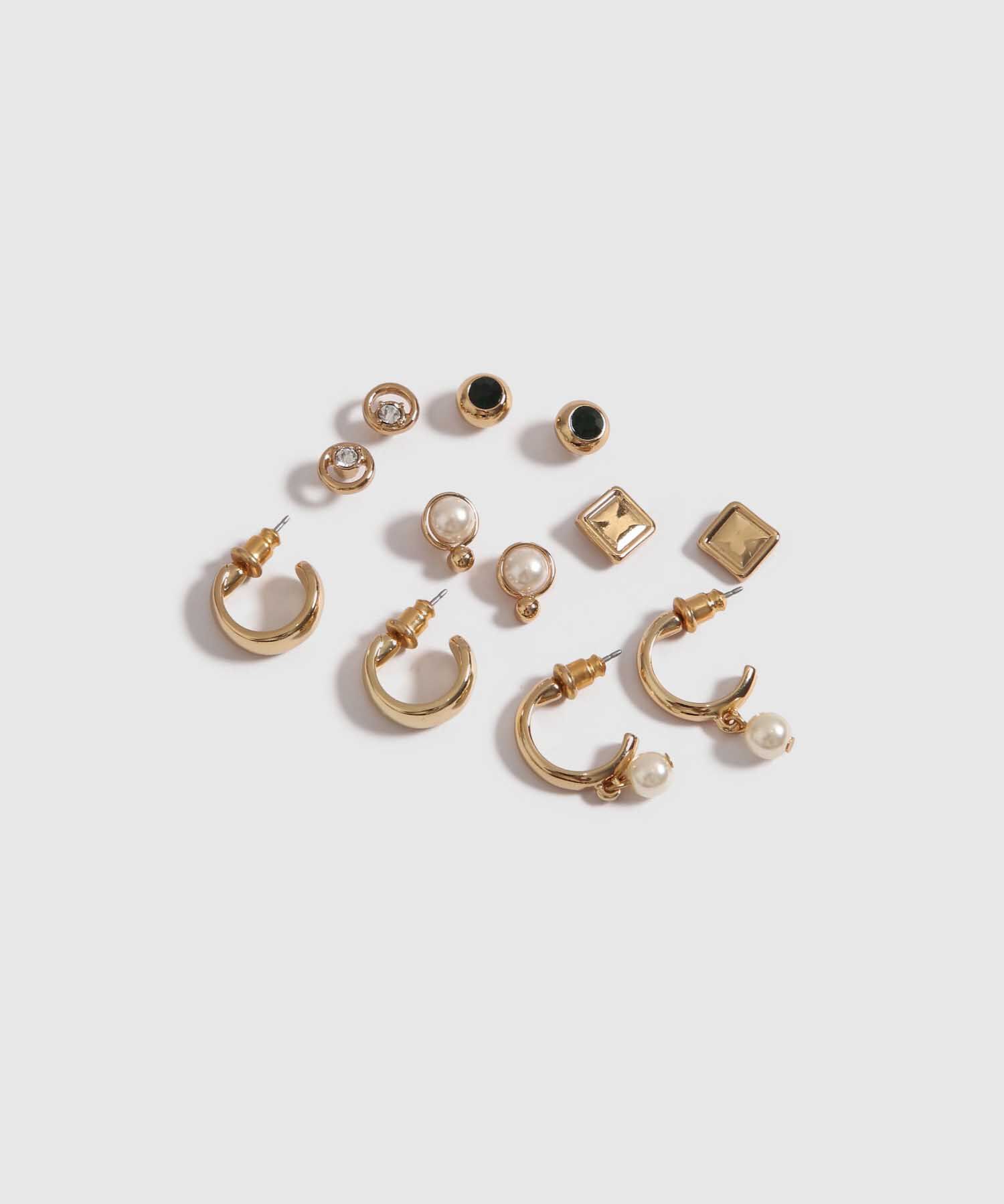 Set x 6 Aretes Dorados