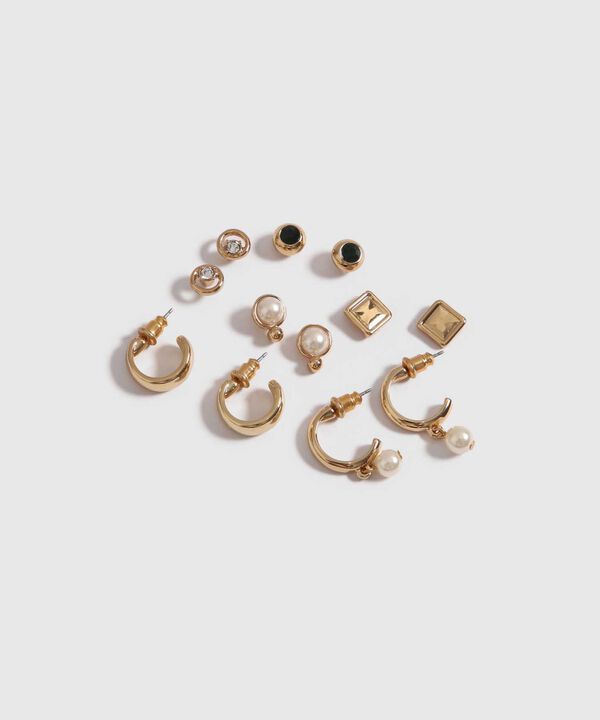 Set x 6 Aretes Dorados image number null