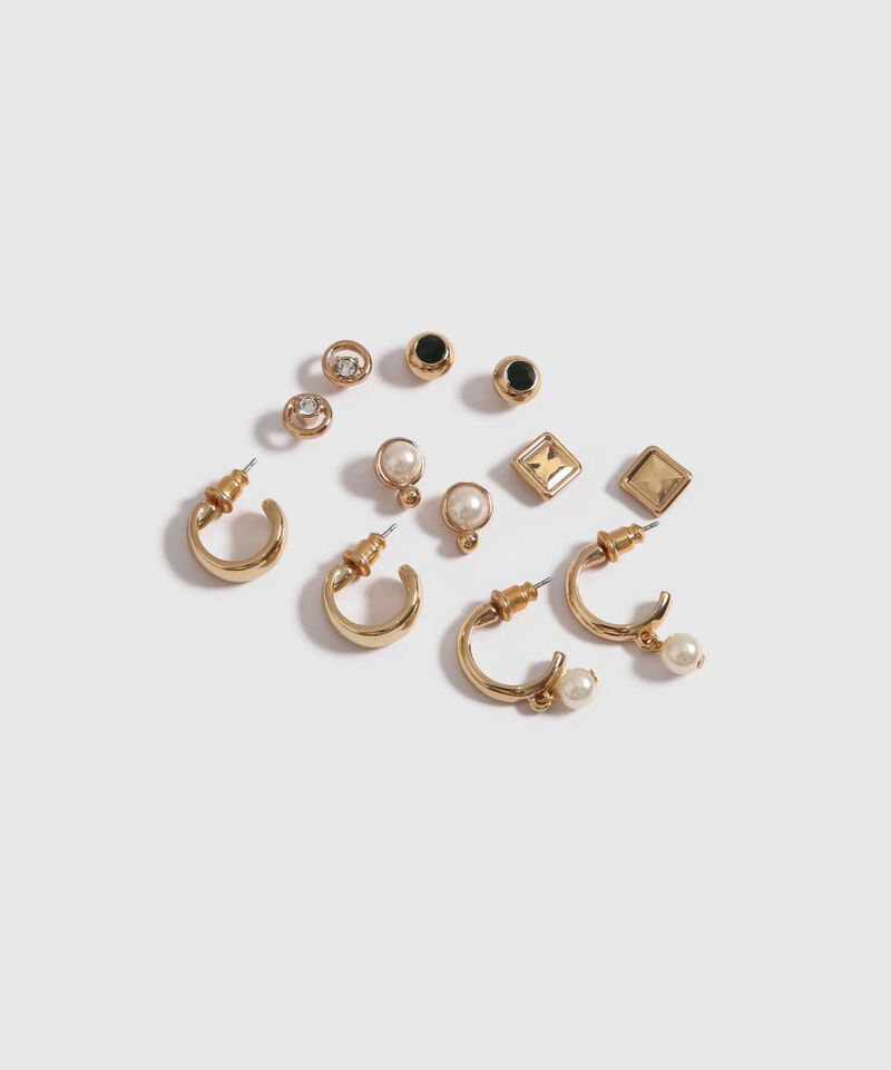 Set x 6 Aretes Dorados