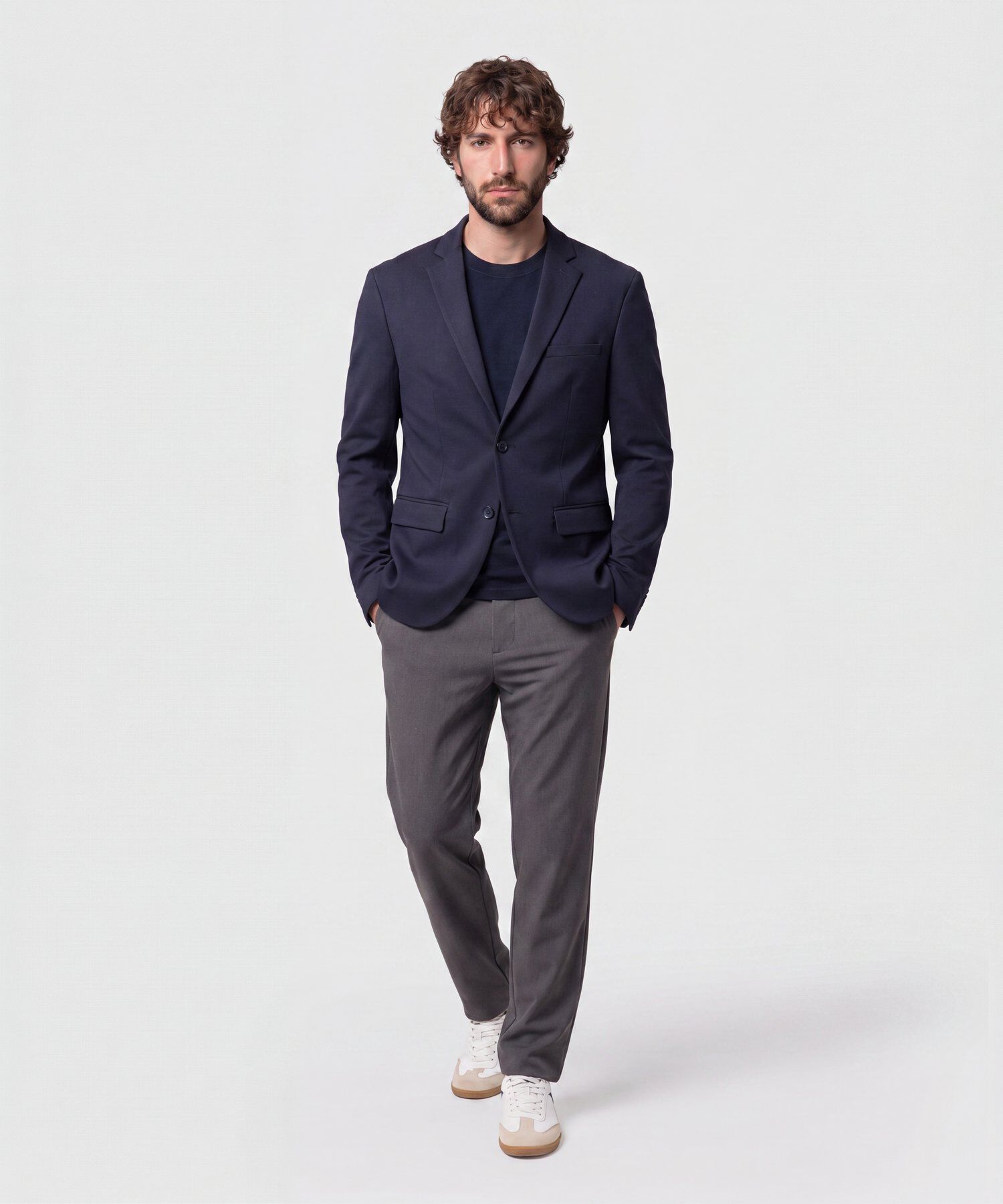 Blazer Estructurado Formal Para Hombre