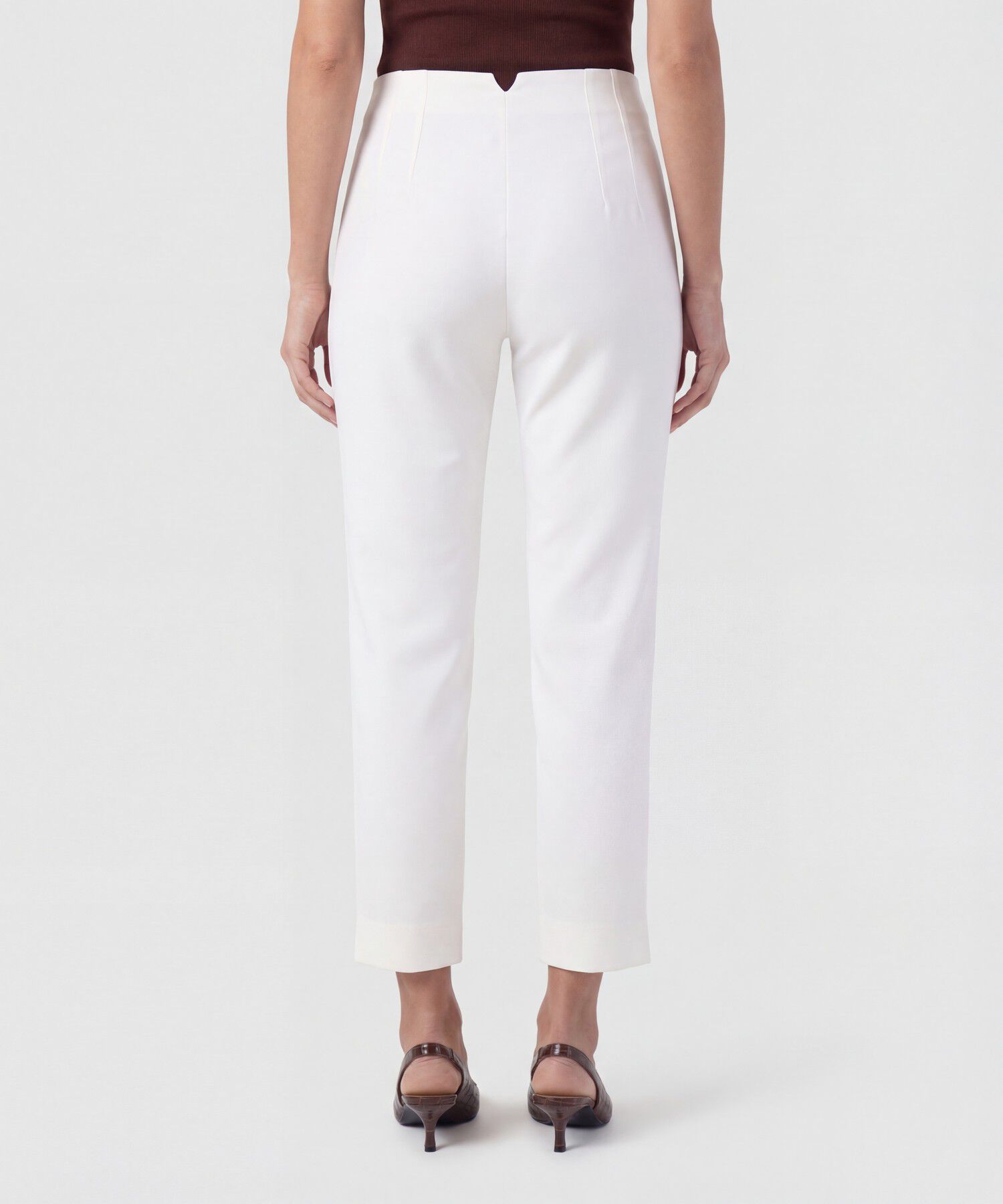 Pantal&oacute;n Clasico De Tiro Alto Para Mujer