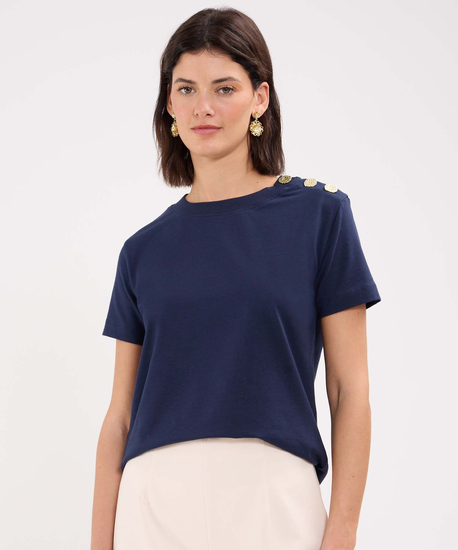 Camiseta con Botones