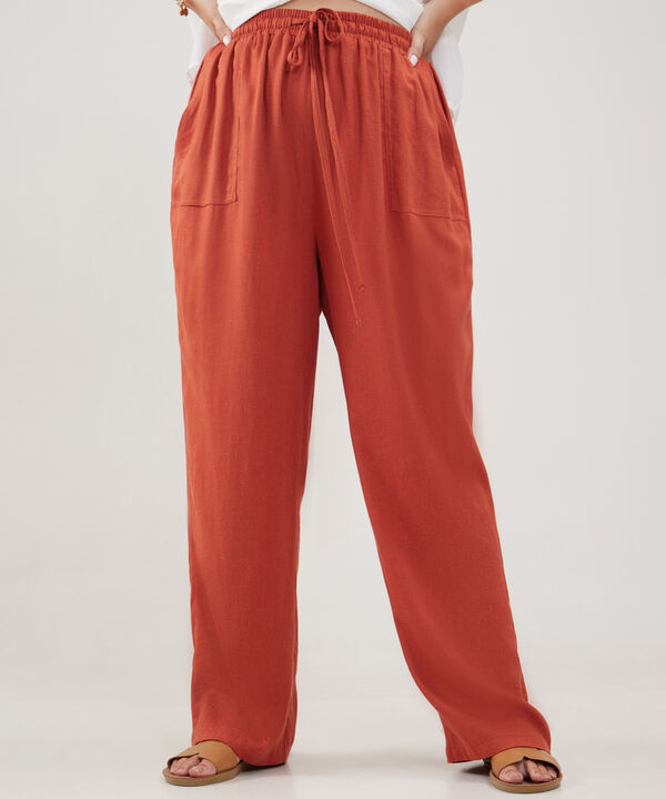 Pantalón Tipo Jogger Con Elastico Y Cordon image number null
