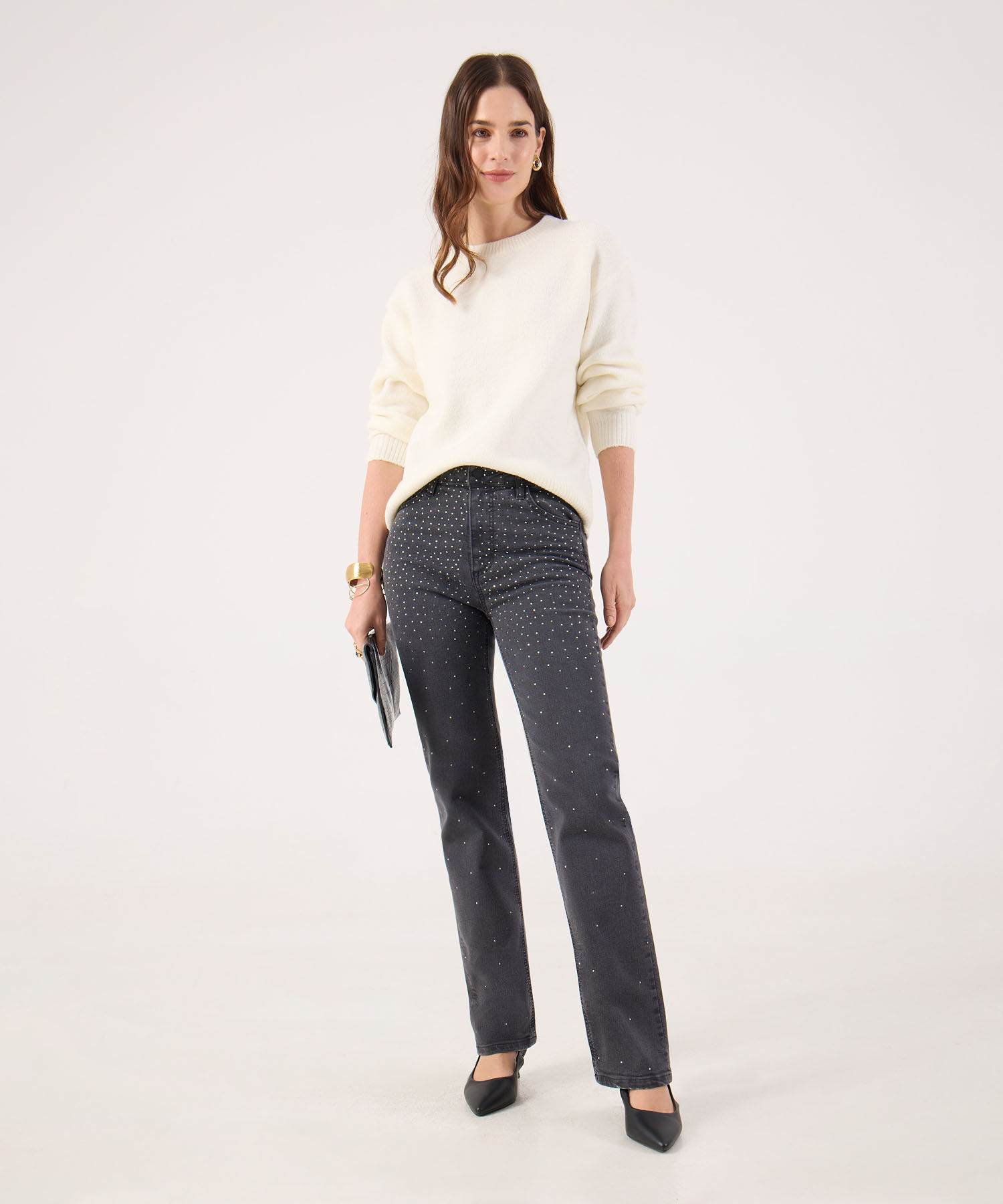 Jean Straight Con Detalle 