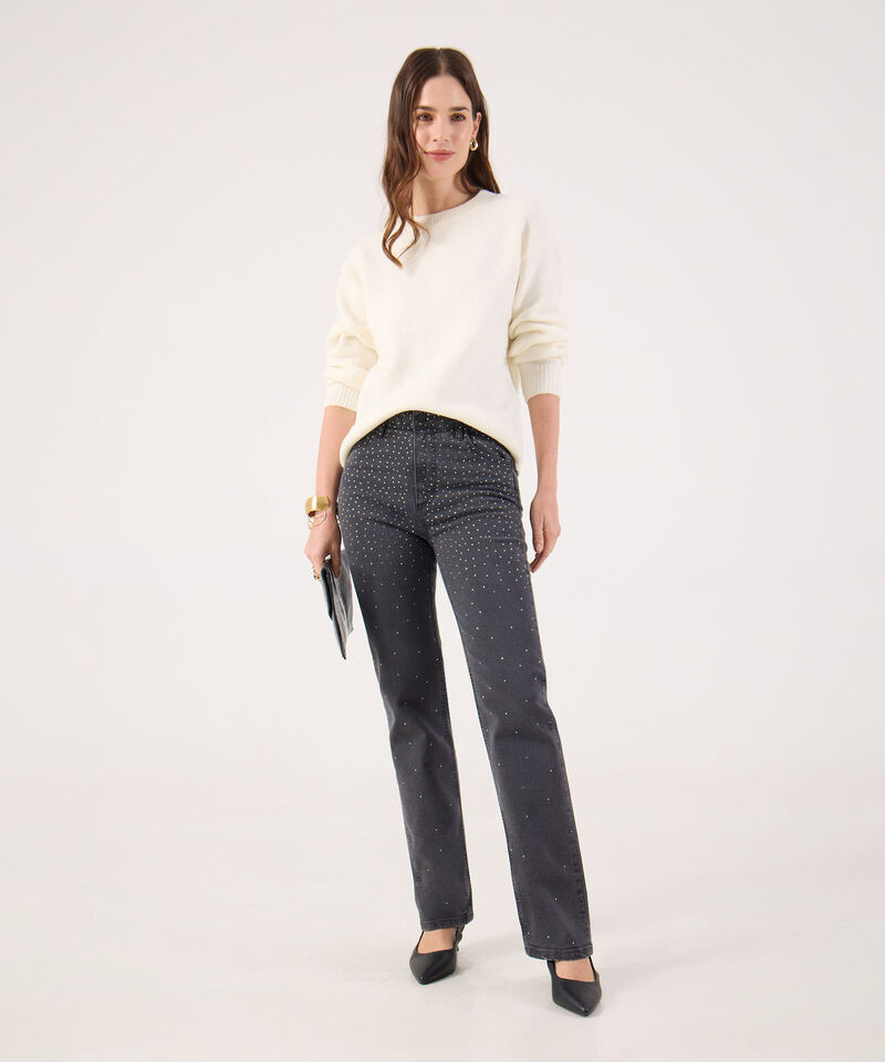 Jean Straight Con Detalle 