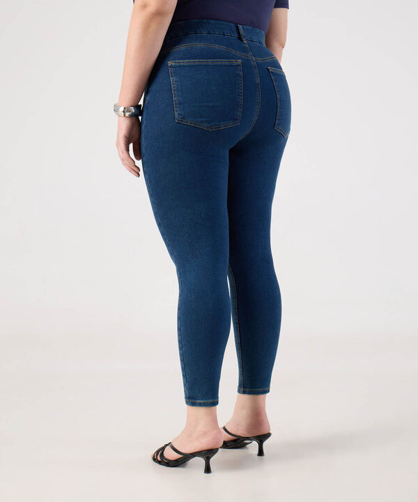 Jean Tiro Alto para Mujer Curvy