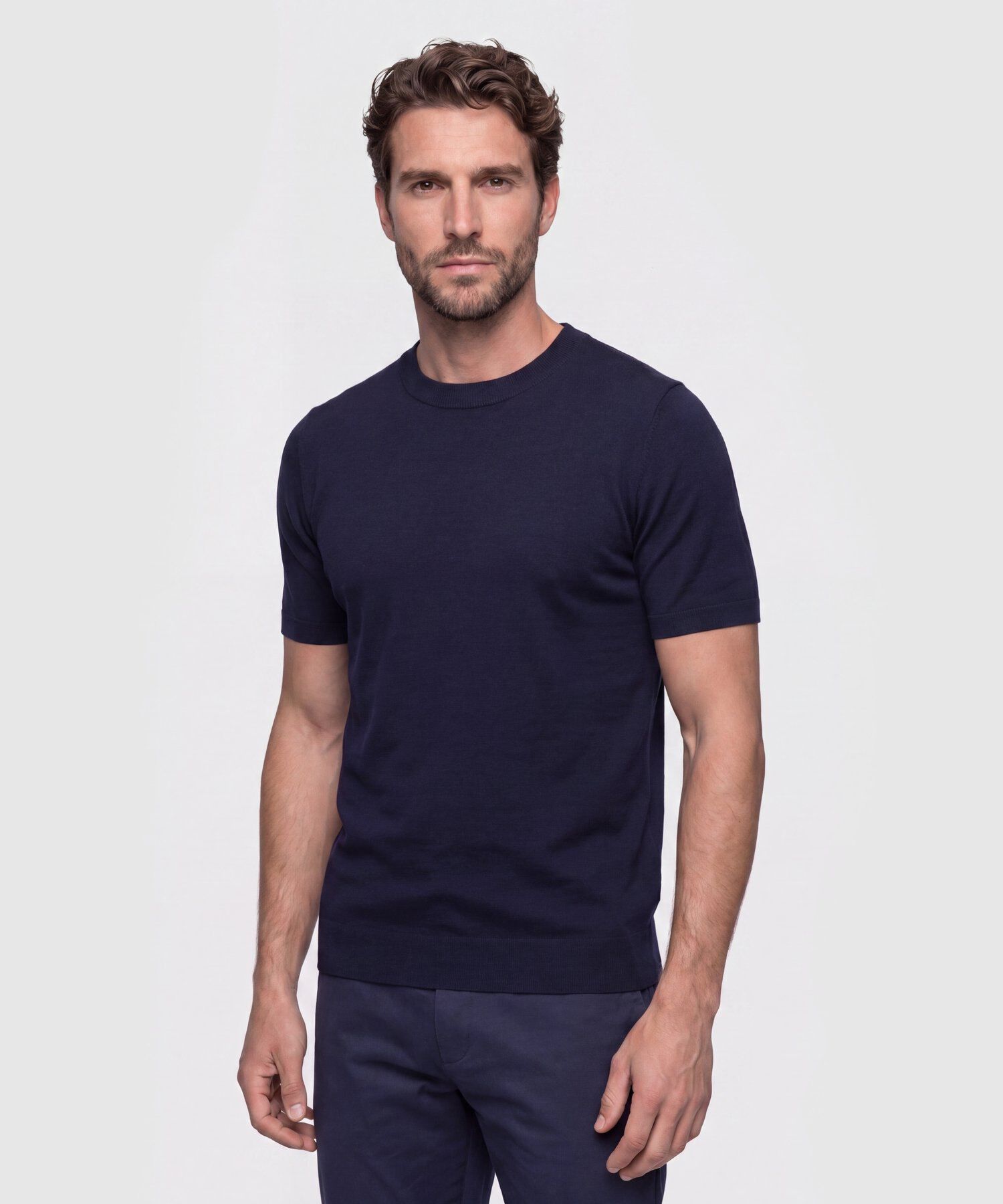 Camiseta Tejida Unicolor