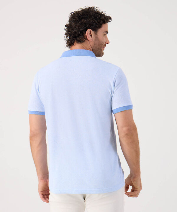 Polo Corte Slim Fit Blanco