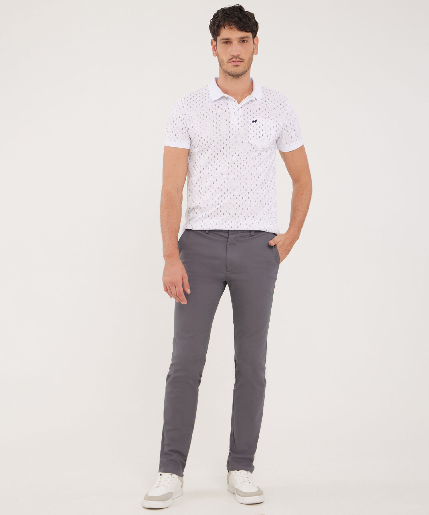 Pantalon Chino Basico Contraste - Nuevo Fit- Slim