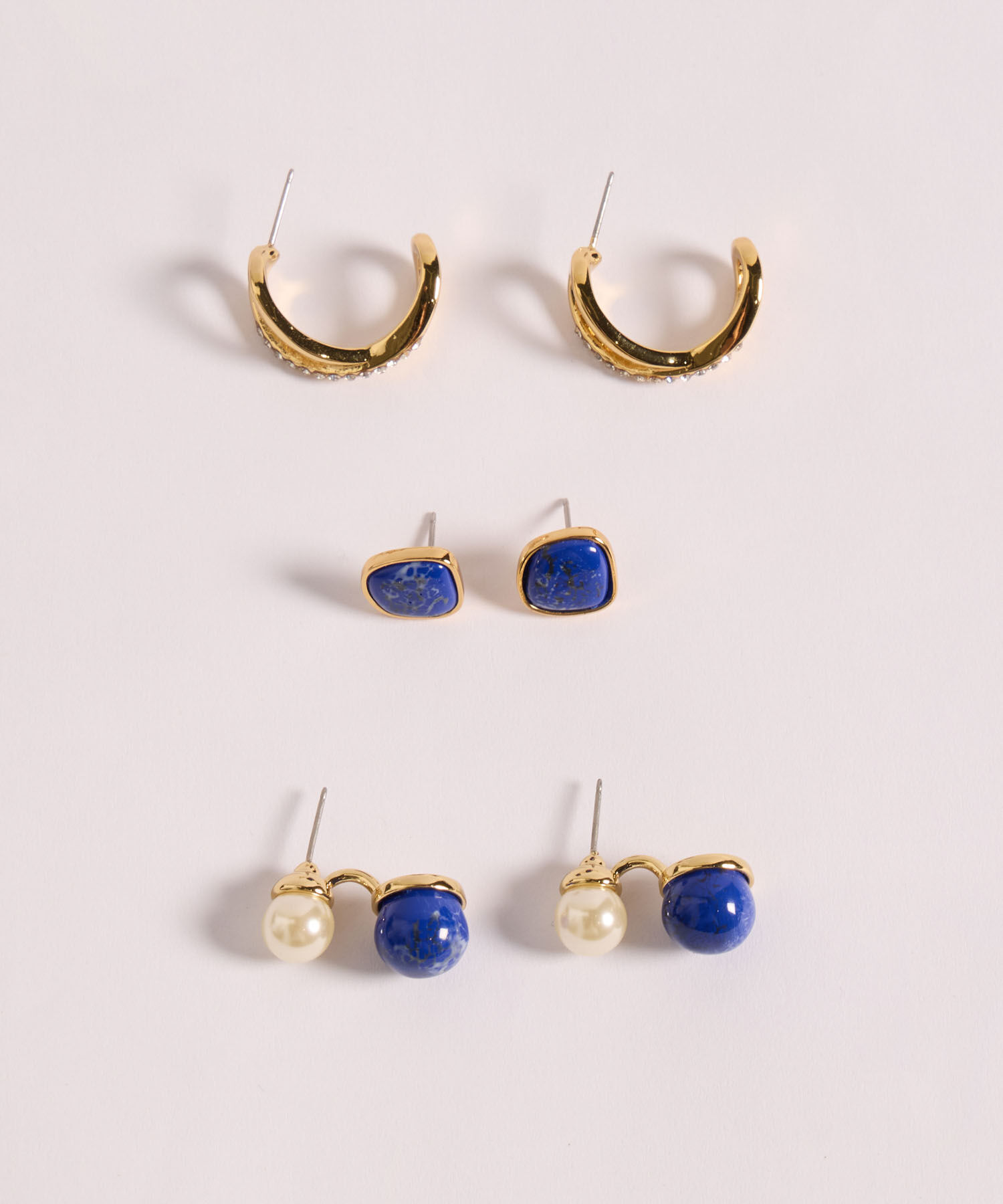 Set X 3 Pares De Aretes