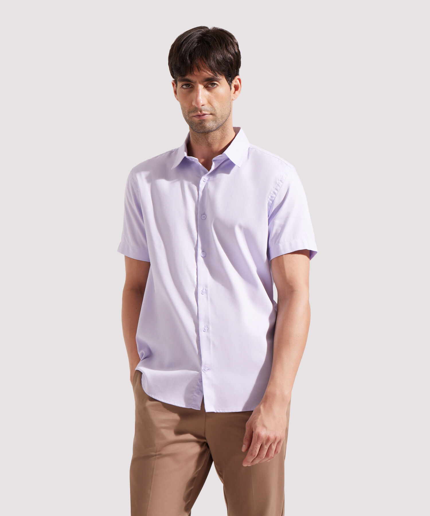Camisas slim fit manga corta 2025