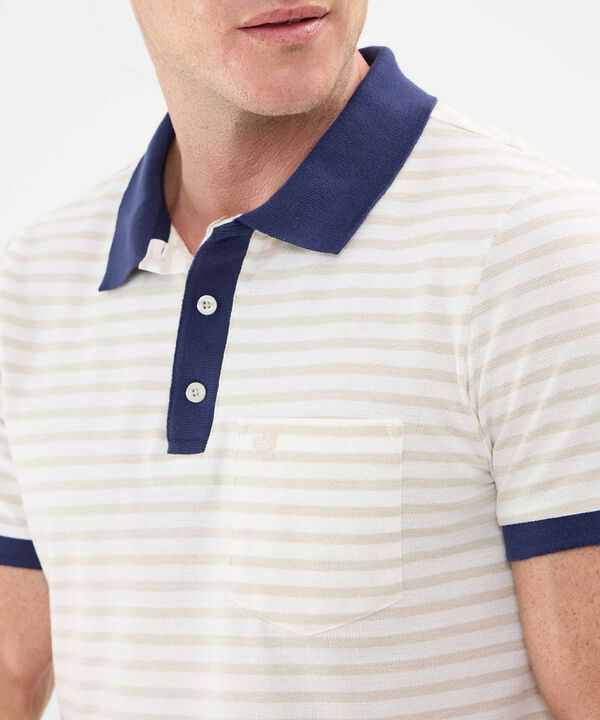 Polo Cuello Tejido Manga Corta Preteñido image number null