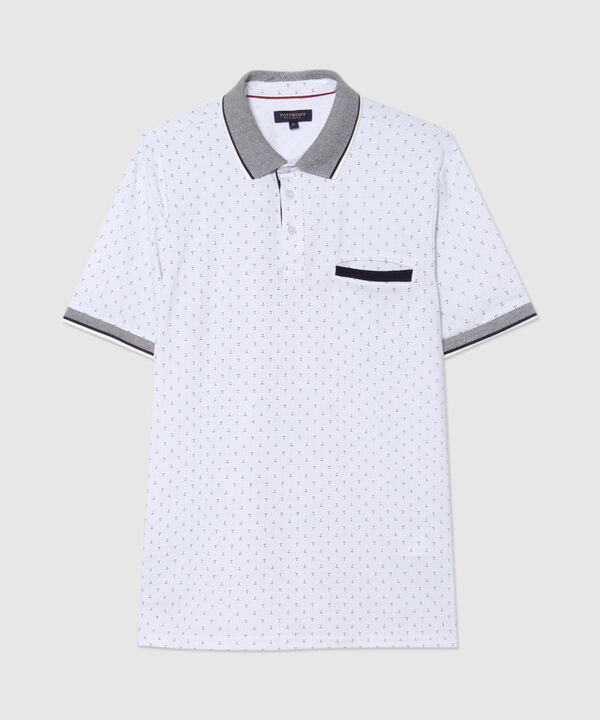 Polo Manga Corta Estampada