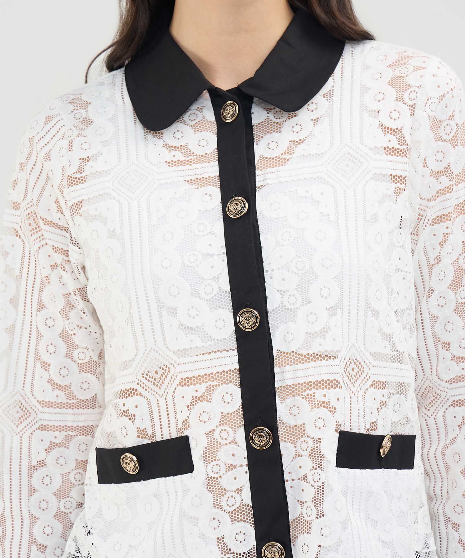Chaqueta en Encaje